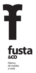 Diseno logotipo para la nueva marca fusta & co, dedicada a la fabricacion de muebles a medida