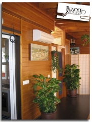 Interior cerramiento de madera