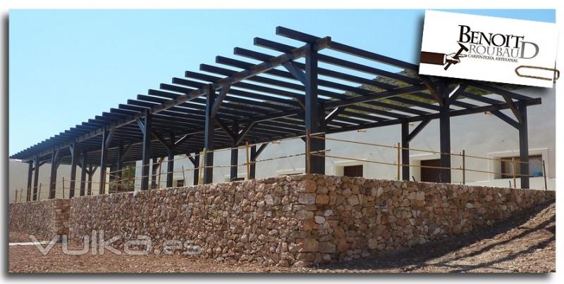 Pergola de madera para Restaurante