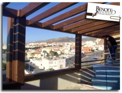 Pergola de madera almeria