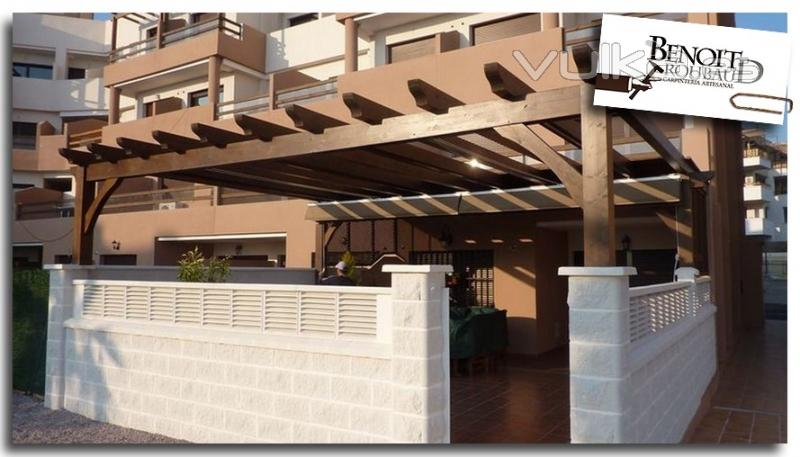 Pergola con Toldo Almeria