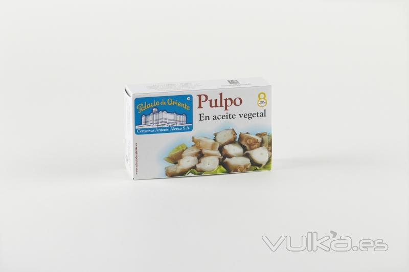 OL-120 Pulpo en Aceite Vegetal