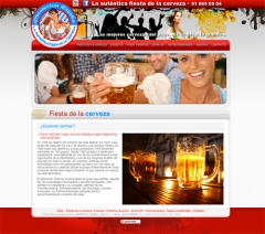Diseno y creacion web fiesta de la cerveza http://wwwlafiestadelacervezacom