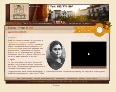 Diseno y creacion web restaurante mena  wwwrestaurante-menaes