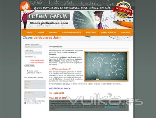 Clases particulares Jaén Diseño  y maquetación de plantilla en Joomla  http://www.clasesparticulares