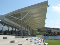 Marquesina Campo de Ftbol de La Snia (Tarragona)
