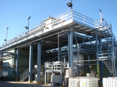Estructuras metalicas para empresa quimica en benicarlo (castellon)