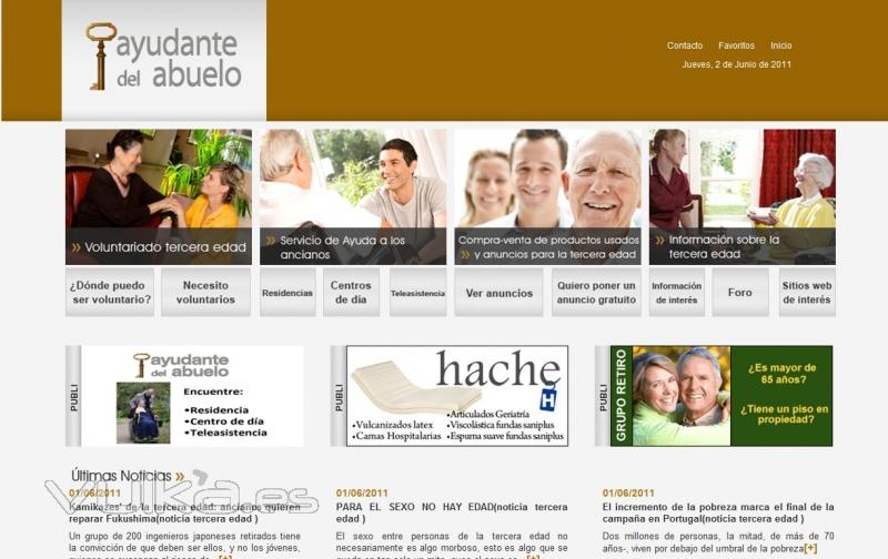 Ayuda tercera edad. Voluntariado tercera edad. Informacin tercera edad