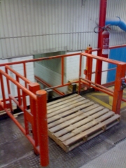 Proteccion acceso barandilla
