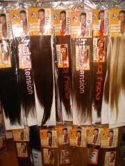 extenciones de pelo natural sistema clip quita y pon (pelo indio la mejor calidad) 45,50 y 55cm
