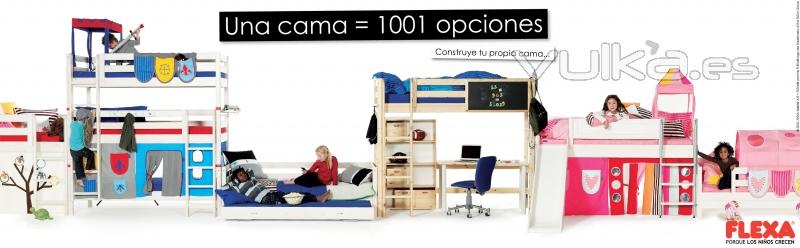 FLEXA BEDS, BUNKS AND BEDROOMS FOR CHILDREN: +34 91 633 80 95