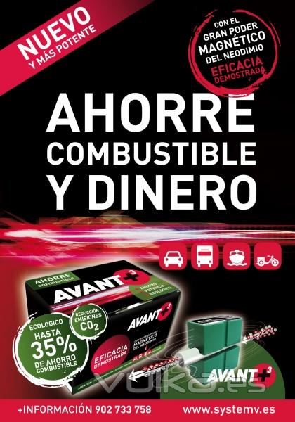 Con AVANT+3   puedes ahorrar hasta el 30% de tu consumo de combustible.