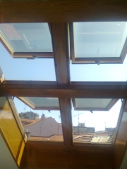 Barnizado de velux