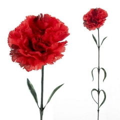 Flor artificial clavel rojo 50 en lallimonacom (detalle 1)