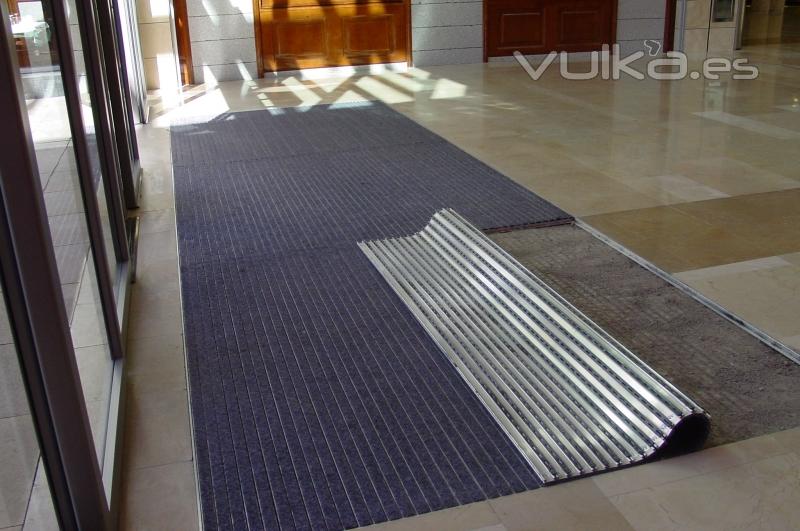 Alfombrilla Aluminio de moqueta o vinilo