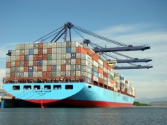 Transporte de contenedores portuario