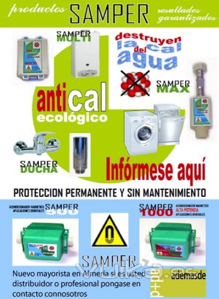 ademasde, Distribuidor productos antical ecologico Samper.