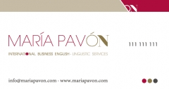 Maria pavon: international business english training - finance, marketing, hr, it, business skills