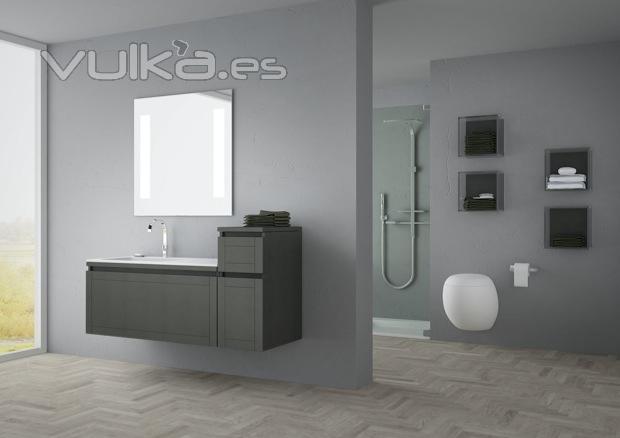 Mobiliario de baño Yurba colección Lak 