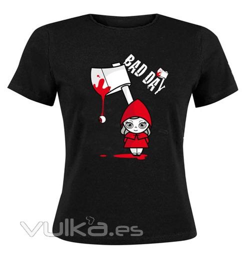 Camiseta Bad Day Caperucita chica