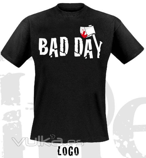 Camiseta Bad Day logo