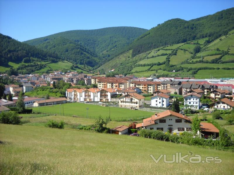 casa rural lizartzanea con leitza al fondo