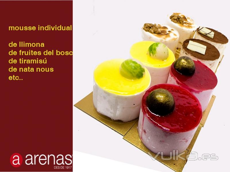 Mousse individual de molts gustos