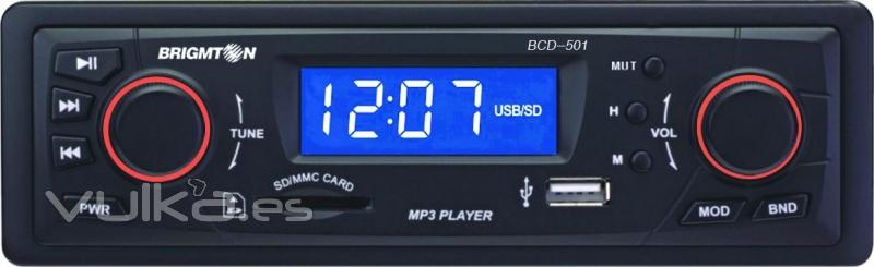 BRIGMTON BCD-501 Radio MP3-USB-SD