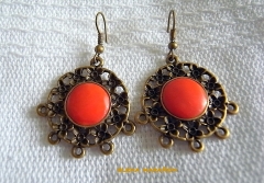 Pendientes rojos