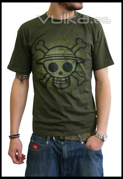 Camiseta One Piece Kaki