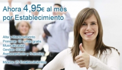 Ahora 4,95eur al mes por establecimiento