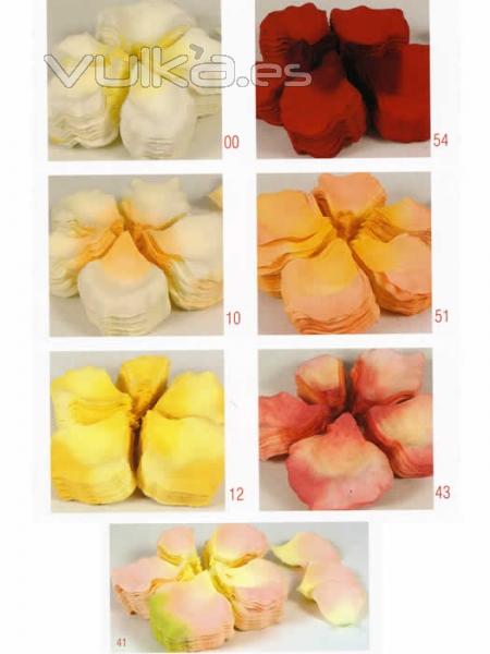 Pétalos de rosa artificiales - oasisdecor.com - Flores artificiales de calidad
