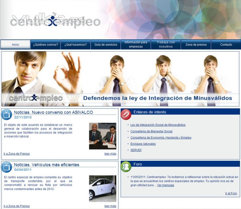 Nueva página web de Centroempleo.