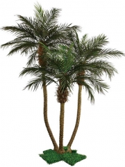 Palmeras artificiales grandes. conjunto tres palmeras phoenix artificiales oasisdecor.com
