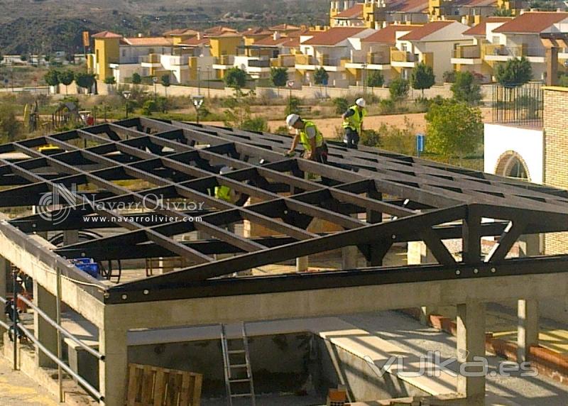 cubierta de madera para key mare en vera 