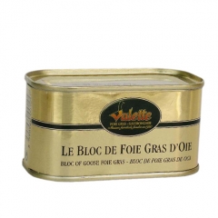 Bloc foie gras de pato con trozos de perigord valette