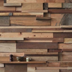Recoge madera, recicla y decora esa pared. slowpoke caf