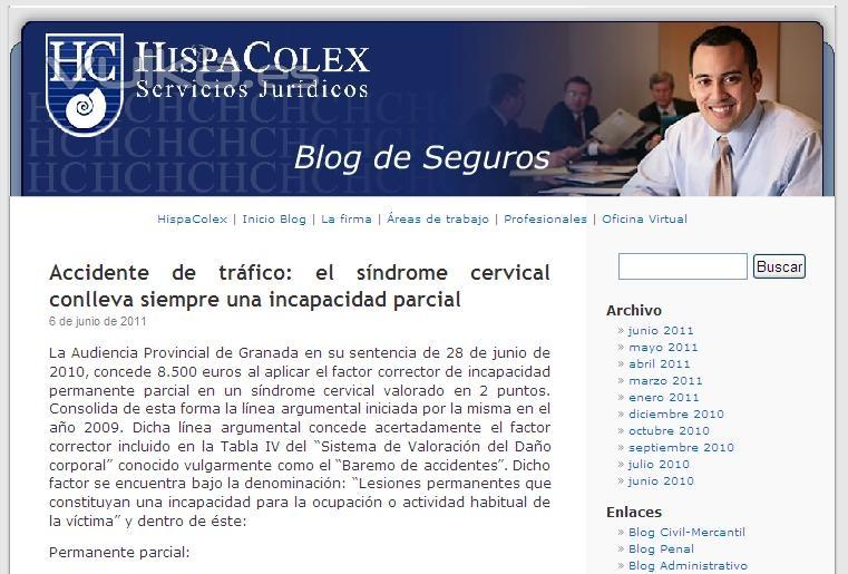 Abogados Granada Indemnizacin Accidente de Trfico HispaColex Servicios Jurdicos