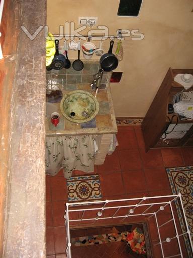 Foto del Estudio cocina y salon desde altillo habitacin