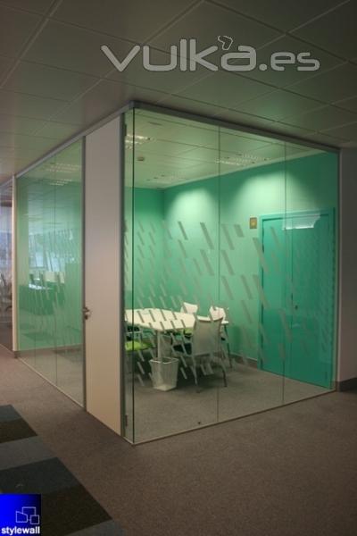 Mamparas para oficinas divisorias desmontables StyleGlass by Stylewall