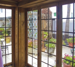 Cerramiento de terraza con aluminiomadera