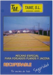Encofrado recuperable mecano para ejecucion de forjados, jacenas seguro, rapido y facil de montaje