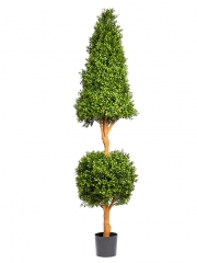 Setos artificiales de calidad. seto artificial topiary bola cono oasisdecor.com