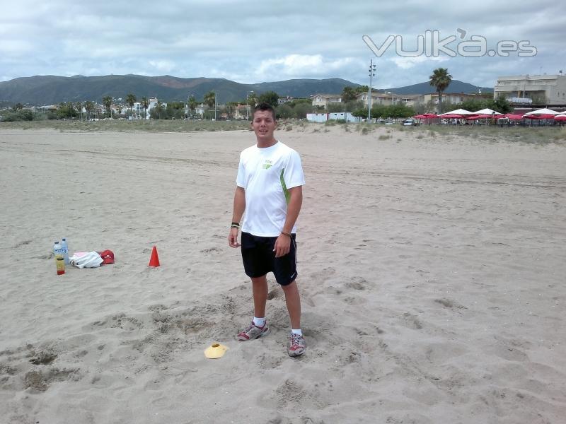 Día de entrenamiento en arena...duro,duro,duro...