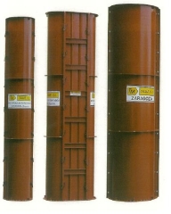 Encofrados circulares y mixtos tame,s.l. para ejecucin de pilares,pilas y columnas de estructuras.