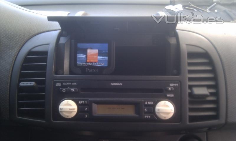 PARROT MKI9200, NISSAN MICRA. instalacin: 45EUR. Adaptadores aparte