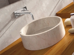 LAVABO DE PIEDRA BALI beige ref_00303 NATURAL SERIES