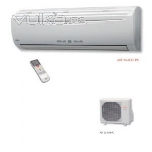 Aire Acondicionado Fujitsu Inverter Gama Plasma Clean, Modelo ASY25UI PC en nomascalor.es