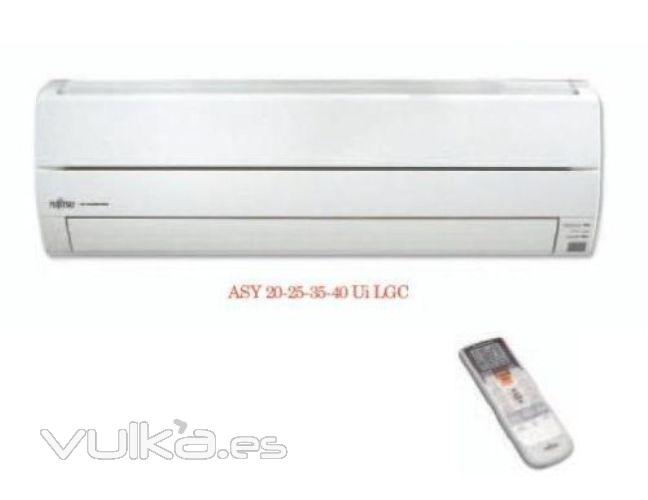 Aire Acondicionado Fujitsu Gama Mural Inverter. Modelo ASY25UI-LGC  en nomascalor.es