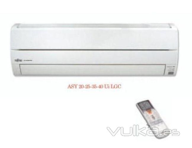 Aire Acondicionado Gama Fujitsu Mural Inverter. Modelo ASY35UI-LGC  en nomascalor.es